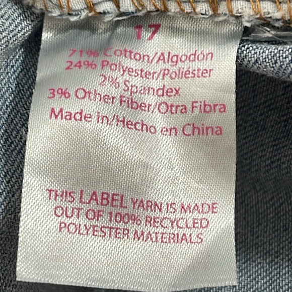 No Boundaries Butterflies Print Juniors Five Pocket Flare Jeans Size 17 NEW - Picture 12 of 14